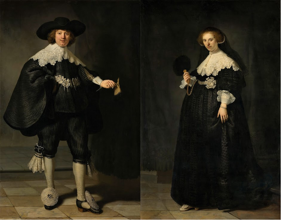 Waarschijnlijk Onregelmatigheden Verspreiding Rembrandt's Marten en Oopjen en de barst in een vloertegel. · Kunstkronkels
